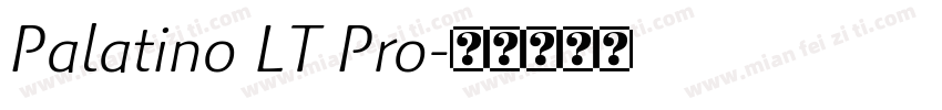 Palatino LT Pro字体转换